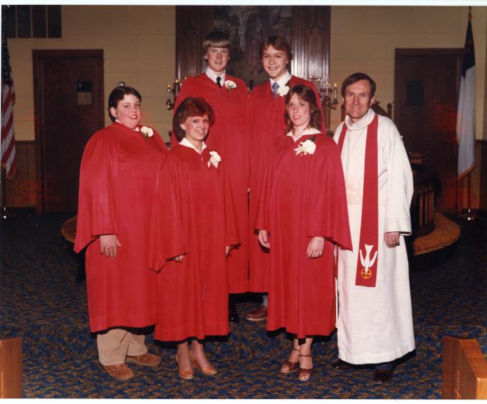 Confirrmation Picture for the Class of 1984