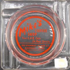 Mike's Coffee Shop Ashtray