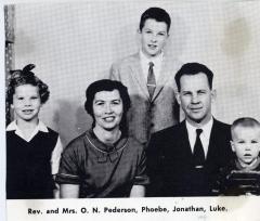 Rev. Oliver N. Pederson and his Family