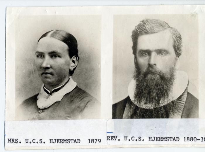 Rev. and Mrs. Ulrik (U.C.S.) Hjermstad