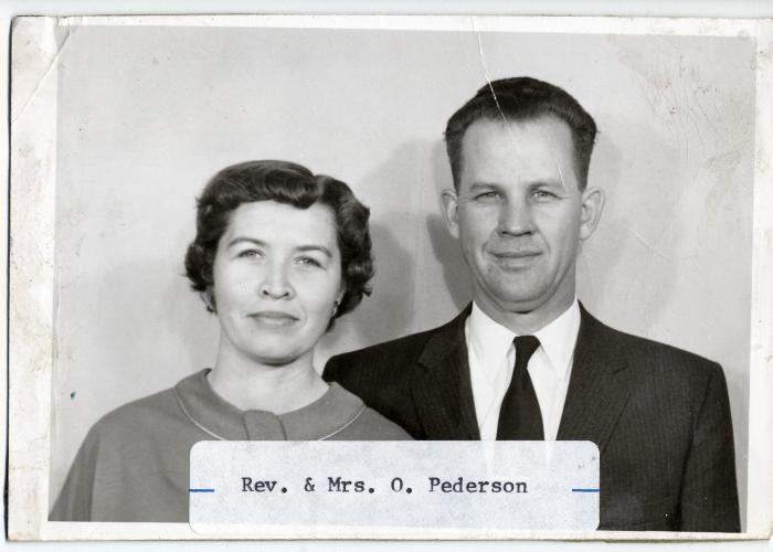 Rev. Oliver N. Pederson and his Family