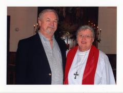 Pastor Eileen Mehl and husband, Paul Schoenack