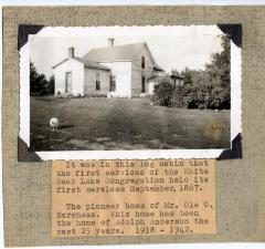 Pioneer Home Where First Services Were Held