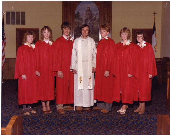 Confirrmation Picture for the Class of 1982