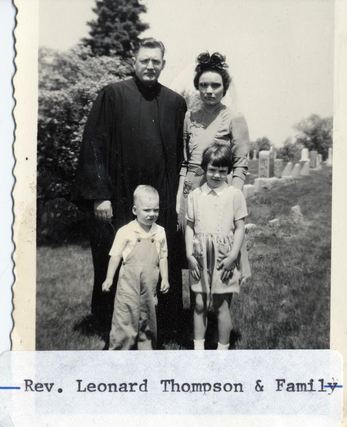Rev. Leonard Thompson and his Family