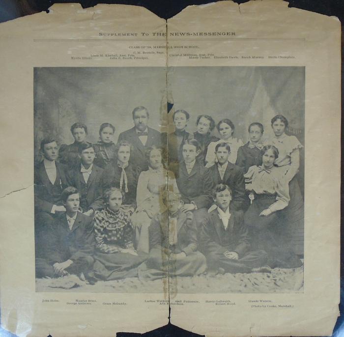 Class of 1898 Marshall High School