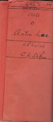 Documents from 1926 Lyon County Trial