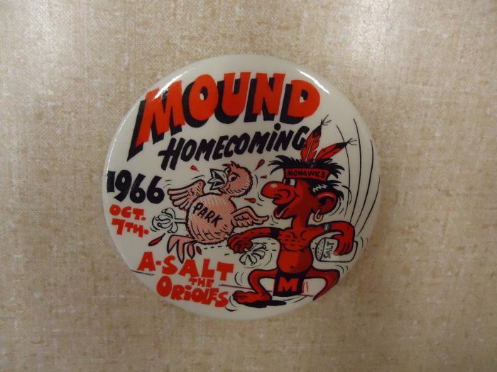 Mound Homecoming Button 1966