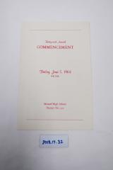 Commencement Program - 1964