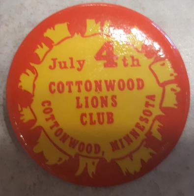 July 4th Cottonwood Lion's Club Button