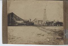Solomon Greeley and Sons Threshing Corn Fodder
