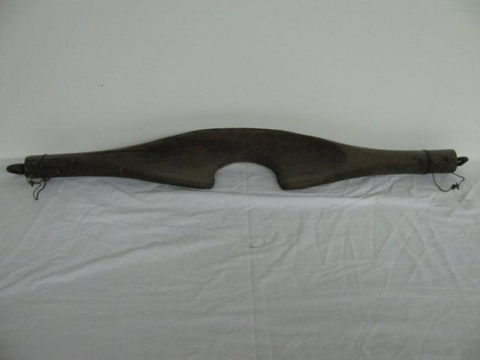 Hand-made wooden yoke for humans