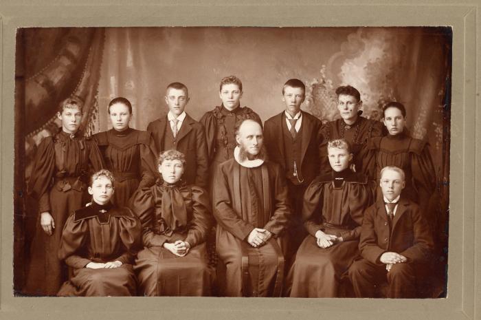 1896 Fron Lutheran Church Confirmation Picture