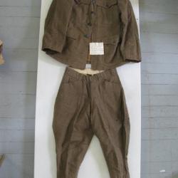 WWI helmet belonged to Mr. Tully 