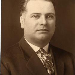 Portrait of Eddie Baumgartner, Glenwood, Minnesota