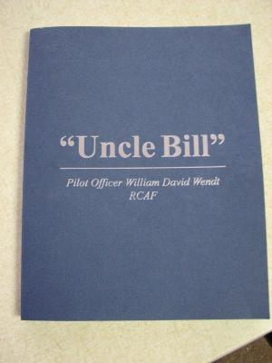 Uncle Bill; Pilot Officer William David Wendt RCA