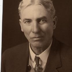 Portrait of E.M. Webster, Glenwood, Minnesota