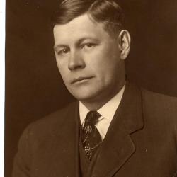 Portrait of Fred Hall, Glenwood, Minnesota