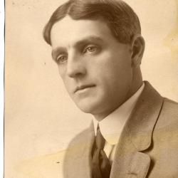 Portrait of Clarence Wollan, Glenwood, Minnesota