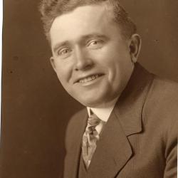 Portrait of A.E. Kvam, Glenwood, Minnesota