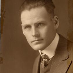 Portrait of E. S. George, Glenwood, Minnesota
