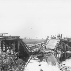 Stony Hill Bridge after collapse.