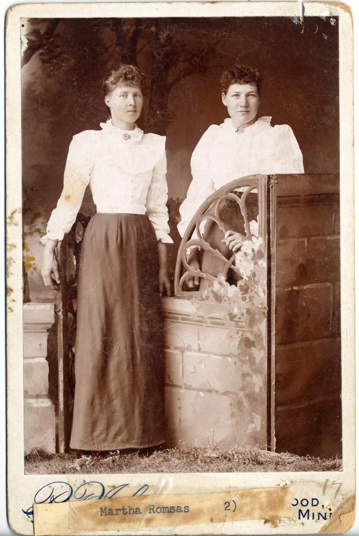 Martha Romsos and friend