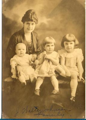 J. Walter Johnson Family