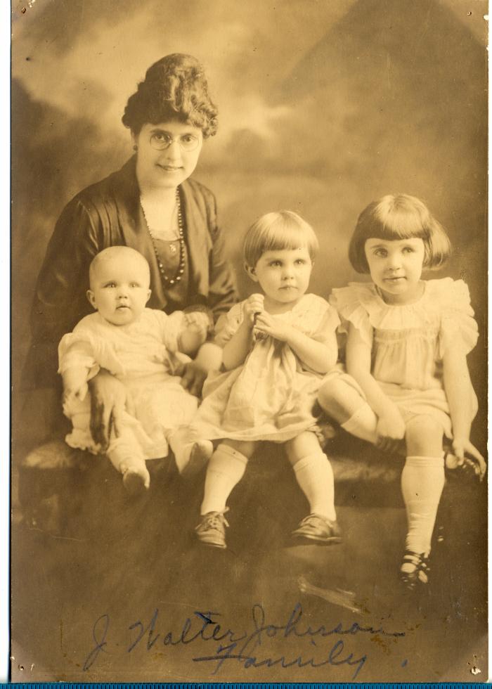 J. Walter Johnson Family