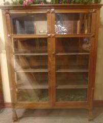 Wood and Glass Display Cabinet