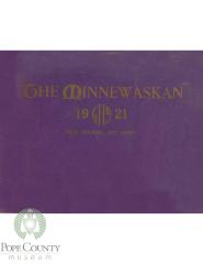 Glenwood High School 1921 yearbook "Minnewaskan" Glenwood, Minnesota