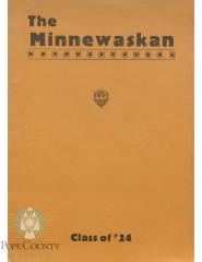 Glenwood High School 1924 yearbook "Minnewaskan" Glenwood, Minnesota