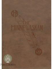 Glenwood High School 1923 yearbook "Minnewaskan" Glenwood, Minnesota