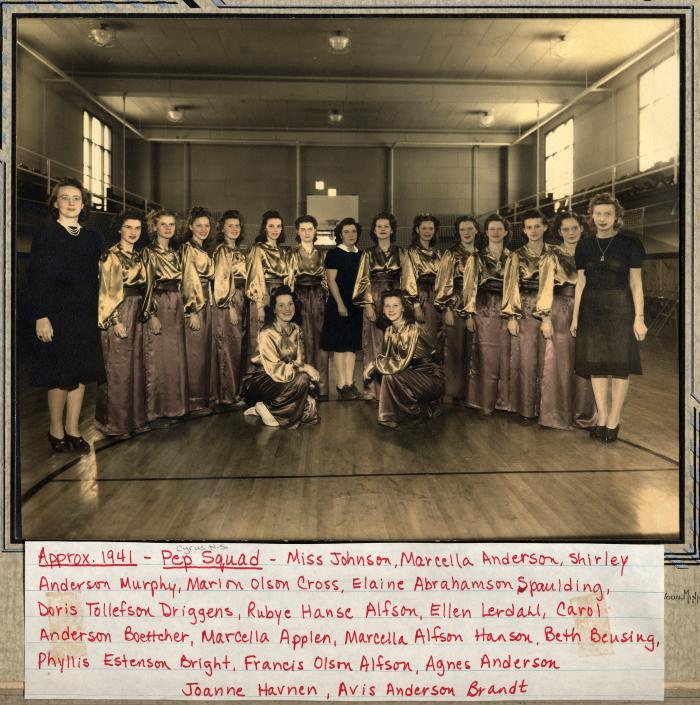 Cyrus High School Pep Squad 1941.