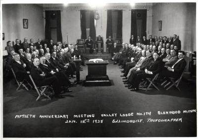 50th Anniversary meeting valley lodge no.174