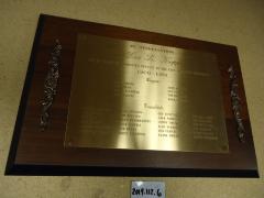 Plaque Given to Leonard Kopp for Service to City of Mound