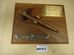 Plaque Given to Leonard Kopp from Senior Community Service