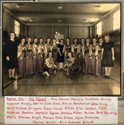 Cyrus High School Pep Squad 1941.