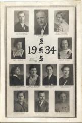 Starbuck High School Senior Class Photo 1934