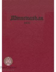 Glenwood High School 1931 yearbook "Minnewaskan" Glenwood, Minnesota