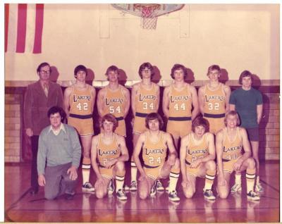 1974 Glenwood High School boys varsity Baketball team