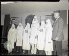Rain Protection for the School Patrol Boys, Glenwood, Minnesota