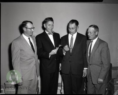 Clayton Thompson, A. Milten Johnson, Les Meyer, and Norris Barsness 