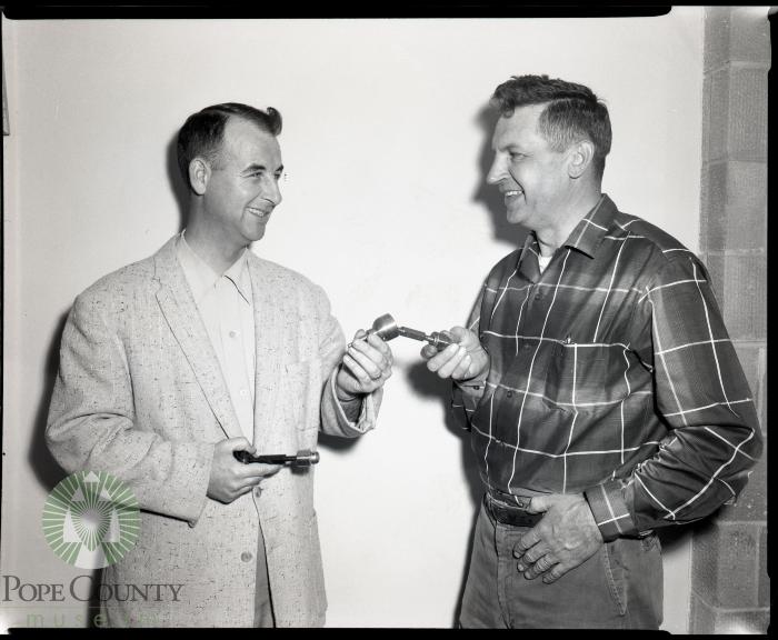 Mayor Ray Kollodge, and Roy C. Johnson