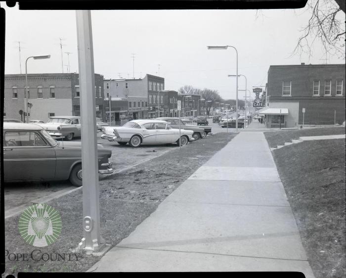 Street View of Downtown, Glenwood, Minnesota