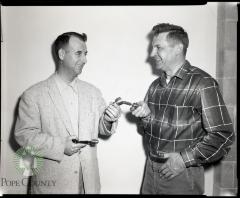 Mayor Ray Kollodge, and Roy C. Johnson