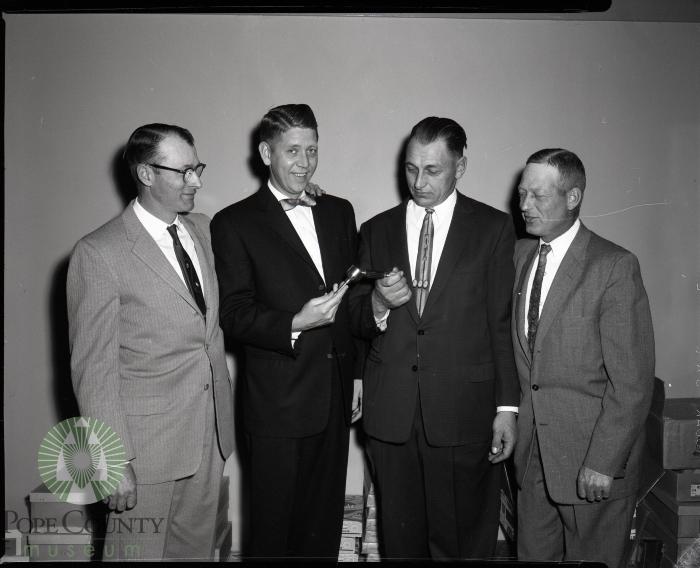 Clayton Thompson, A. Milten Johnson, Les Meyer, and Norris Barsness 