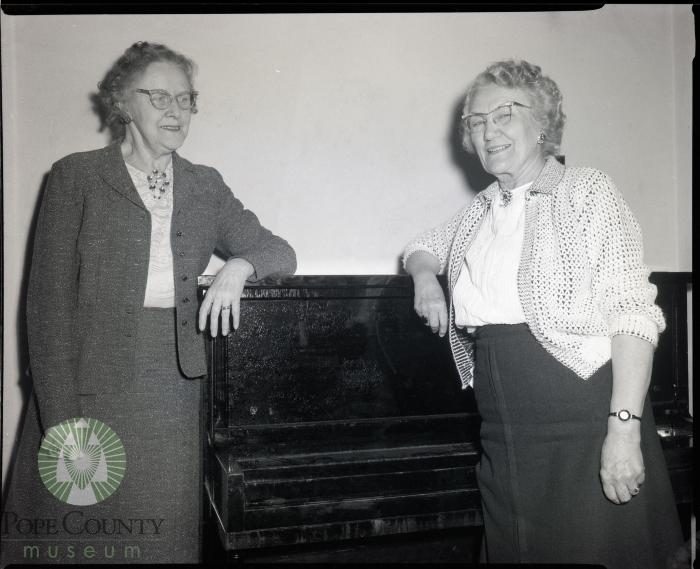 Margot Wells and Myrtle Olson, Glenwood, Minnesota 