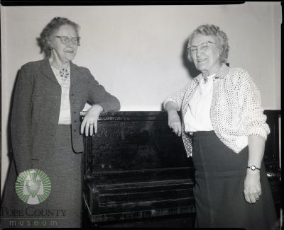 Margot Wells and Myrtle Olson, Glenwood, Minnesota 