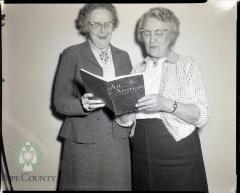 Margot Wells and Myrtle Olson Retire, Glenwood, Minnesota 
